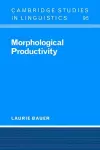 Morphological Productivity cover