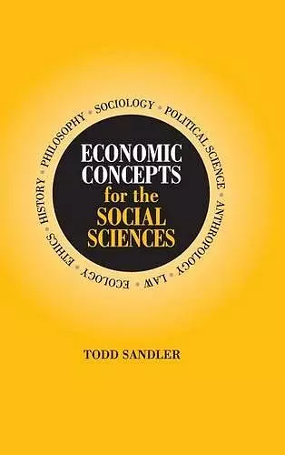 Economic Concepts for the Social Sciences cover