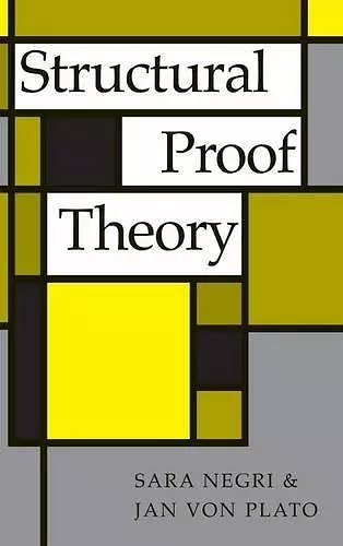 Structural Proof Theory cover