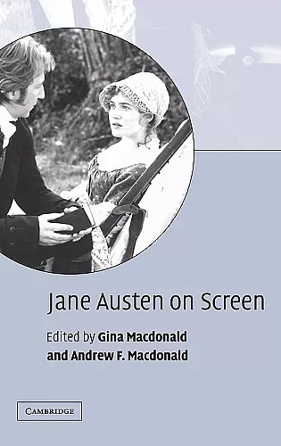Jane Austen on Screen cover