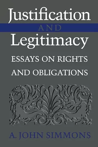 Justification and Legitimacy cover