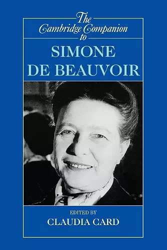 The Cambridge Companion to Simone de Beauvoir cover