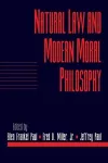 Natural Law and Modern Moral Philosophy: Volume 18, Social Philosophy and Policy, Part 1 cover