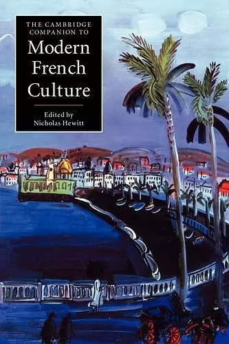 The Cambridge Companion to Modern French Culture cover