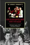 The Cambridge Companion to Shakespeare on Stage cover