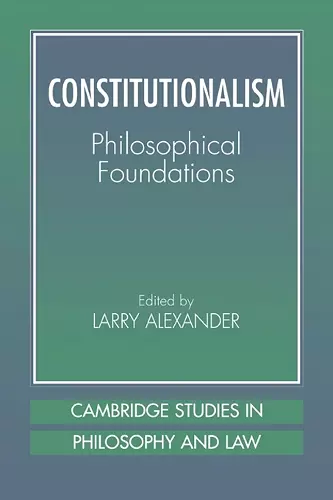 Constitutionalism cover