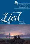The Cambridge Companion to the Lied cover