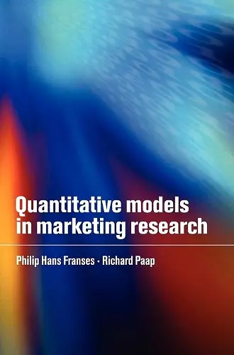 Quantitative Models in Marketing Research cover