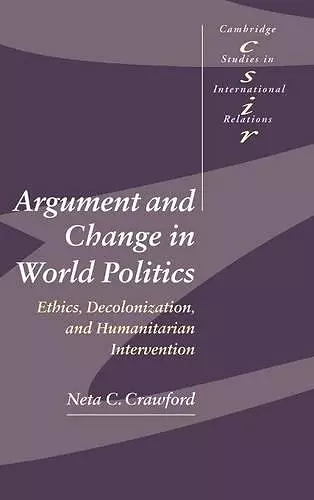 Argument and Change in World Politics cover