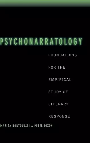 Psychonarratology cover