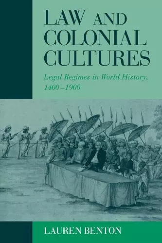 Law and Colonial Cultures cover