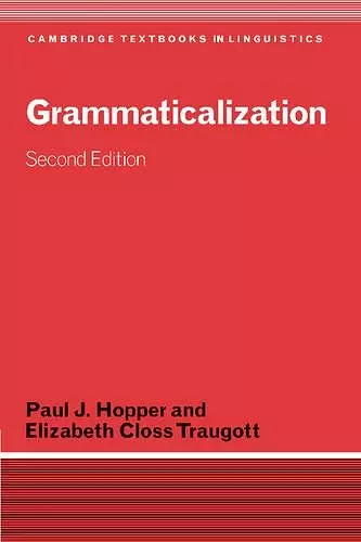 Grammaticalization cover