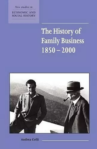 The History of Family Business, 1850–2000 cover