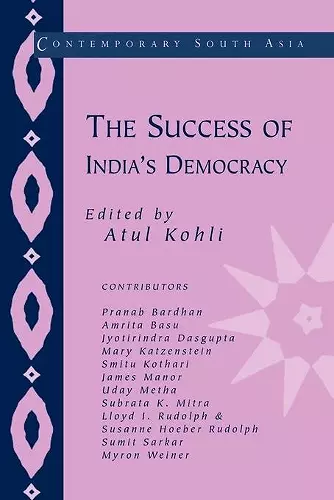 The Success of India's Democracy cover