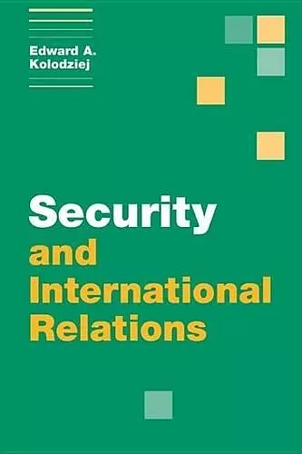 Security and International Relations cover