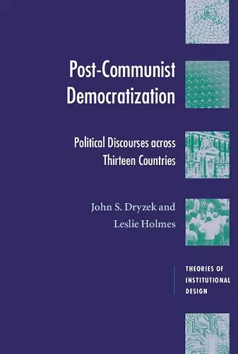 Post-Communist Democratization cover