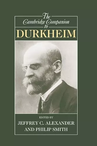 The Cambridge Companion to Durkheim cover