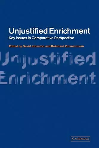 Unjustified Enrichment cover