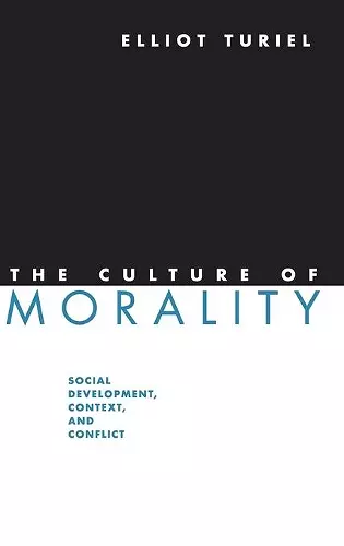 The Culture of Morality cover