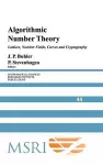 Algorithmic Number Theory cover