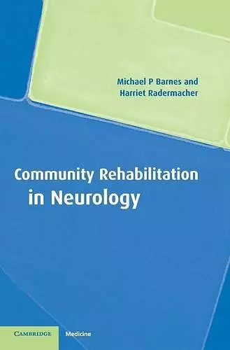 Community Rehabilitation in Neurology cover