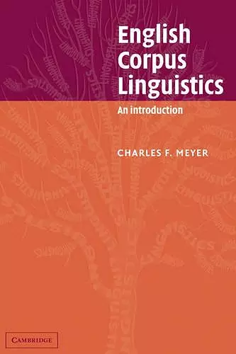 English Corpus Linguistics cover