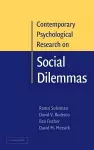 Contemporary Psychological Research on Social Dilemmas cover