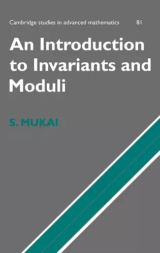 An Introduction to Invariants and Moduli cover