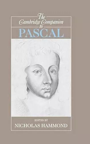 The Cambridge Companion to Pascal cover