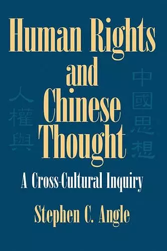 Human Rights in Chinese Thought cover