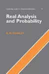 Real Analysis and Probability cover