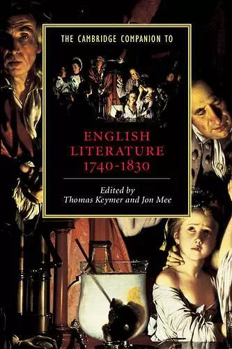 The Cambridge Companion to English Literature, 1740–1830 cover