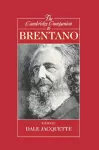 The Cambridge Companion to Brentano cover