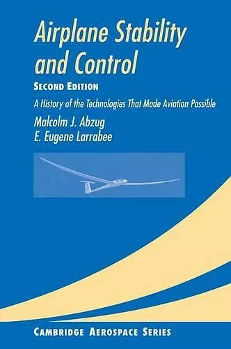 Airplane Stability and Control cover