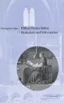 Biblical Poetics before Humanism and Reformation cover