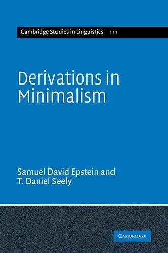 Derivations in Minimalism cover