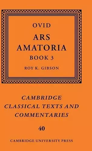 Ovid: Ars Amatoria, Book III cover