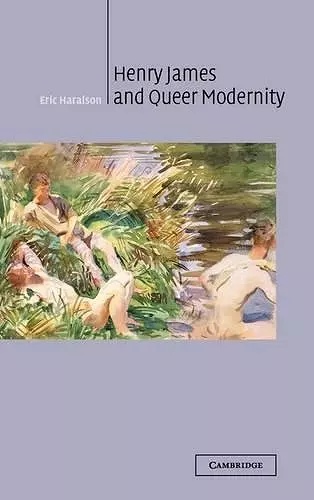 Henry James and Queer Modernity cover