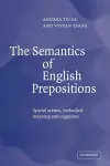 The Semantics of English Prepositions cover