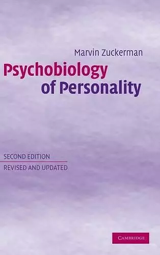 Psychobiology of Personality cover