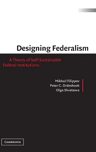 Designing Federalism cover