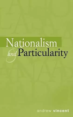 Nationalism and Particularity cover