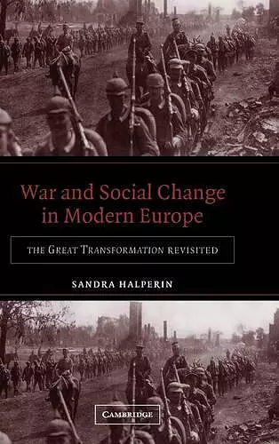 War and Social Change in Modern Europe cover