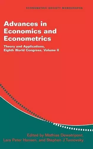 Advances in Economics and Econometrics cover