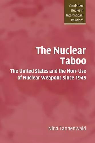 The Nuclear Taboo cover