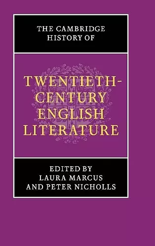 The Cambridge History of Twentieth-Century English Literature cover