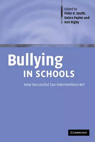 Bullying in Schools cover