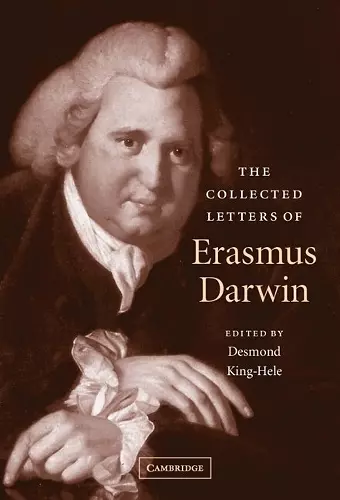 The Collected Letters of Erasmus Darwin cover