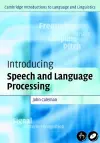 Introducing Speech and Language Processing cover