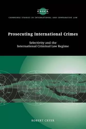 Prosecuting International Crimes cover